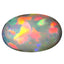 6.59 ct Oval Cabochon (19.56 x 12.44 mm) Play of Colors Rainbow Opal