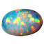 5.82 ct Oval Cabochon (17.61 x 11.56 mm) Play of Colors Rainbow Opal Stone