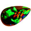 3.51 ct Pear Cabochon (14.31 x 8.84 mm) Play of Colors Black Opal Stone