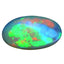 6.41 ct Oval Cabochon (18.47 x 10.75 mm) Ethiopian Rainbow Opal Gemstone
