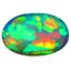 6.27 ct Romantic Oval Cabochon (17.15 x 11.07 mm) Ethiopian Rainbow Opal