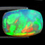 5.67 ct Cushion Cabochon (16.06 x 10.85 mm) Ethiopian Welo Rainbow Opal