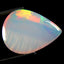 6.03 ct Pear Cabochon (17.50 x 13.05 mm) Natural Multicolor Rainbow Opal