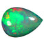 6.52 ct Pear Cabochon (17.72 x 13.17 mm) Multicolor Rainbow Opal Stone