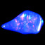 5.91 ct Fancy (22.11 x 13.08 mm) Ethiopia Play of Colors Natural Blue Opal