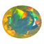 4.13 ct AIG Certified Oval (13.53 x 11.34 mm) Welo Rainbow Opal Gemstone