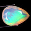 4.50 ct Elegant Pear (15.86 x 11.54 mm) Un-Heated Ethiopia Rainbow Opal Stone