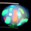 4.07 ct Terrific Oval Cabochon (12.98 x 10.51 mm) Ethiopian Rainbow Opal