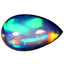 4.17 ct Wonderful Pear Cabochon (15.17 x 9.33 mm) Ethiopian Rainbow Opal