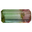 5.58 ct Octagon (14.98 x 7.01 mm) Mozambique Natural Bi Color Tourmaline