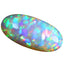 GIA Certified 36.51ct Oval Cabochon (39.04 x 19.05 mm) Rainbow Opal