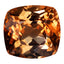 5.12 ct AIG Certified Cushion (10.57 x 10.15 mm)UnHeated Orange Tourmaline