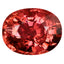 9.32 ct AIG Certified Oval (14.45 x 11.41 mm) Reddish Orange Tourmaline