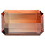 7.14 ct AIG Certified Octagon(14.42 x 9.00 mm) Natural BiColor Tourmaline