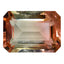 7.77 ct AIG Certified Octagon (13.34 x 9.66 mm) Natural BiColor Tourmaline
