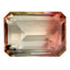 7.77 ct AIG Certified Octagon (13.34 x 9.66 mm) Natural BiColor Tourmaline