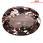 5.97 ct AIG Certified Ova l(14.09 x 10.92 mm) Orange Pink Morganite