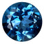 3.65 ct Superior Round (9.30 x 9.20 mm) Heated Brazil London Blue Topaz