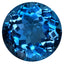 4.23 ct Tremendous Round (9.70 x 9.58 mm) Heated Brazil London Blue Topaz