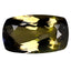 2.05 ct AIG Certified Cushion (10.24 x 6.05 mm) Brownish Yellow Tanzanite