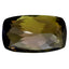 2.05 ct AIG Certified Cushion (10.24 x 6.05 mm) Brownish Yellow Tanzanite