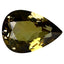 1.33 ct AIG Certified Pear (8.56 x 6.24 mm) Brownish Yellow Tanzanite