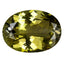 2.51 ct AIG Certified Oval (10.51 x 7.75 mm) Greenish Yellow Tanzanite