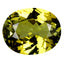 1.40 ct AIG Certified Oval (8.03 x 6.44 mm) Greenish Yellow Tanzanite