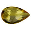 2.12 ct AIG Certified Pear (10.65 x 6.45 mm) Orange Yellow Imperial Topaz