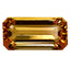 1.95 ct AIG Certified Octagon(9.62 x 5.03 mm)Orange Yellow Imperial Topaz