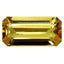 3.42 ct AIG Certified Octagon(11.90 x 6.04 mm)Orange Yellow Imperial Topaz