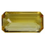3.42 ct AIG Certified Octagon(11.90 x 6.04 mm)Orange Yellow Imperial Topaz