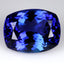 GIA Certified 10.10 ct AAAA Cushion (14.54 x 11.40 mm) Natural D'Block Tanzanite