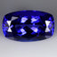 GIA Certified 14.98 ct AAAA Cushion (18.14 x 10.99 mm) Natural D'Block Tanzanite