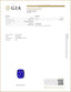 GIA Certified 14.00 ct AAAA Cushion (15.14 x 12.55 mm) Natural D'Block Tanzanite