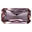 1.39 ct GOOD-LOOKING OCTAGON CUT (9.29 x 4.82 mm) (UN-HEATED) PINK DIASPORE
