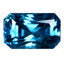 4.18 ct Attractive Octagon Cut (9.45 x 6.10 mm) Cambodian Blue Zircon Gemstone