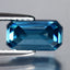 4.06 ct Pretty Octagon Cut (8.93 x 4.91 mm) Cambodian Natural Blue Zircon