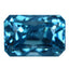 4.12 ct Beautiful Octagon Cut (8.23 x 5.66 mm) Cambodian Blue Zircon Gemstone