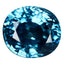 4.33 ct Topnotch Oval Cut (8.12 x 7.18 mm) Cambodian Blue Zircon Loose Gemstone
