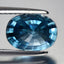 6.67 ct Incomparable Oval Cut (9.96 x 7.16 mm) Cambodian Blue Zircon Gemstone