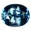 5.62 ct Romantic Oval Cut (11.04 x 8.92 mm) Cambodian Blue Zircon Gemstone