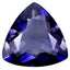 5.52 ct Triangle (13.28 x 13.22 mm) Unheated Natural Bi Color Iolite