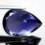 4.98 ct Pear (14.00 x 9.82 mm) Unheated Natural Vivid Blue Iolite