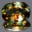 3.57 ct Eye-opening Oval (10.91 x 7.94 mm) Turkey Natural Color Change Diaspore