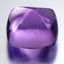 13.26 ct Sugarloaf Cut (14.27 x 13.93 mm) Unheated / Untreated Purple Amethyst