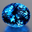 40.42 ct Shimmering Oval Cut (21.37 x 18.21 mm) Brazil Swiss Blue Topaz Gemstone