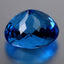 40.42 ct Shimmering Oval Cut (21.37 x 18.21 mm) Brazil Swiss Blue Topaz Gemstone