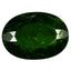 6.82 ct Elegant Oval (14.25 x 10.27 mm) Un-Heated Green Chrome Diopside Gemstone