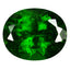 4.17 ct Unbelievable Oval (11.09 x 9.08 mm) (Un-Heated) Green Chrome Diopside